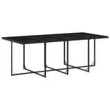 13 Piece Garden Dining Set with Cushions Black Poly Rattan 3210979