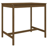 5 Piece Garden Bar Set Honey Brown Solid Wood Pine 3157748