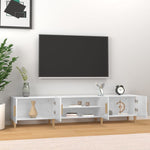 ZNTS TV Cabinet High Gloss White 180x31.5x40 cm Engineered Wood 816258