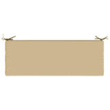 2-Piece Bench Cushions SOEST 2 pcs 100% Polyester Beige 949687