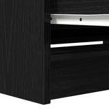 TV Cabinet Black 80x35x54 cm Engineered Wood 861788