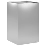 Garden Planter Silver 40 x 40 x 50 cm Galvanised Steel 8005368