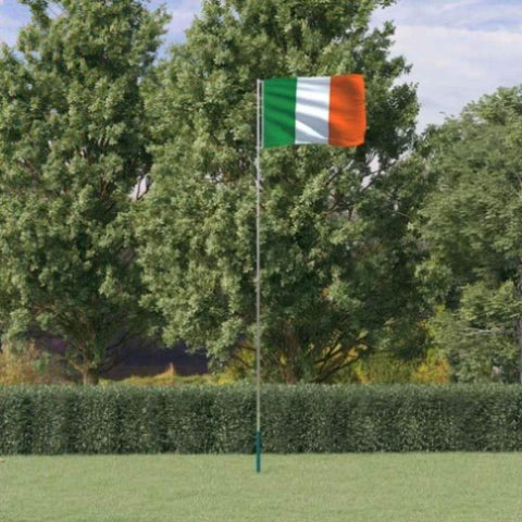 Ireland Flag and Pole 5.55 m Aluminium 3147126