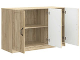 Sideboard Sonoma Oak 89 x 34.5 x 77 cm Engineered Wood 895797