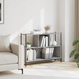Bookcase Grey Sonoma 102x28x77.5 cm Engineered Wood 838901