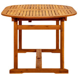 Garden Dining Table x100x75 cm Solid Acacia Wood 316565