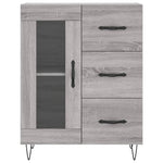 Highboard Grey Sonoma 69.5x34x180 cm Engineered Wood 3189507