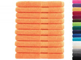 Premium Sauna Towels SOLUND 10 pcs Orange 80x200 cm 600 gsm 137388