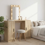 Dressing Table Brown 102 x 33 x 135 cm Engineered Wood 865183