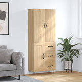 Highboard Sonoma Oak 69,5x34x180 cm Engineered Wood 3198108