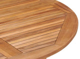 Folding Garden Dining Table 110x75 cm Solid Wood Teak 318479