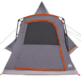 Teepee Tent 5-Person Grey and Orange 545 x 450 x 295 cm 42004001