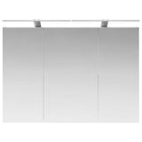 Bathroom Mirror Cabinet White 100 x 14.5 x 70 cm 889127