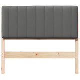 Upholstered Headboard Brown and Light Grey 100 cm 880193