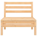 Garden Middle Sofas 2 pcs Solid Pinewood 806587