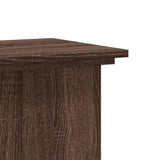 Plant Stand Brown Oak 33x33x100 cm Engineered Wood 852984