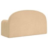 Kids' Sofa Bed 2-Seater Cream Soft Plush 357025