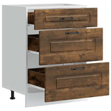 Kitchen Base Cabinet Kalmar Smoked Oak Engineered Wood 854284
