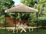 Party Tent Folding Taupe 200 x 200 x 306 cm Oxford Fabric 42023513