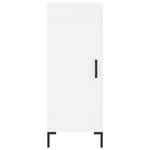 Highboard White 34.5x34x180 cm Engineered Wood 3199105