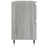 Bathroom Cabinet Grey Sonoma 80x33x60 cm Engineered Wood 831650