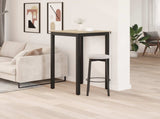 Standing Bar Table Engineered Wood Square 892669