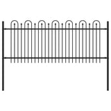 Spike Arch Fence DRONTEN Black 42030091