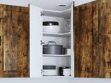 Dishwasher Panel Kalmar Smoked Oak 57 x 57 x 100 cm 884819