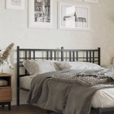 Metal Replace Headboard Black 160cm 376359