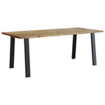 ZNTS Dining Table 200x90x75 cm Solid Wood Acacia 353299