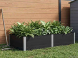 Garden Raised Bed Black 200 x 100 x 54 cm 42038986