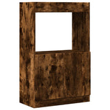 Highboard Smoked Oak 63x33x100 cm Engineered Wood 855101