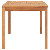 5 Piece Garden Dining Set 160x80 cm Solid Teak Wood 3059939