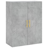 Highboard Concrete Grey 69.5x34x180 cm Engineered Wood 3195839