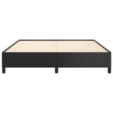 Bed Frame without Mattress Black 193x203 cm King Faux Leather 347283
