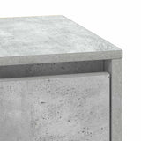 Bedside Cabinet Concrete Grey 39 x 34.5 x 50 cm Engineered wood 869616