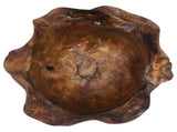 Fruit Bowl JEPARA Teak Brown 35 cm Solid Teak Wood 42010345