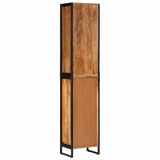 Bathroom Cabinet 40x27x190 cm Iron and Solid Wood Acacia 3217118