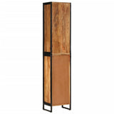 Bathroom Cabinet 40x27x190 cm Iron and Solid Wood Acacia 3217118