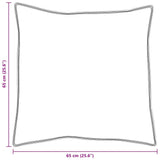 Pillow with Pillow 2 pcs White 65 x 65 cm Cotton 42007690