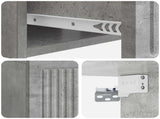 Bedside Cabinet 2 pcs Concrete Grey 49 x 34.5 x 20 cm 897942