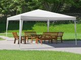 3 x 3m Three Sides Waterproof Tent with Spiral Tubes White 26923478