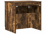 Bathroom Cabinet Smoked Oak 54 x 41 x 70 cm Engineered Wood 890126
