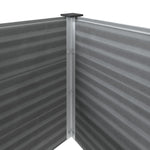 Garden Raised Bed WPC 100x100x54 cm Grey 43605