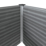 Garden Raised Bed WPC 100x100x54 cm Grey 43605