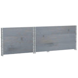 Pallet Collars 3 pcs Grey 120x80 cm Solid Wood Pine 3295368