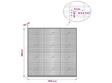 Gabion with 3.5 mm Wire and 5x2.5 cm Mesh 150x20x200 cm 3461709