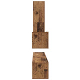 Wall TV Cabinet Wall-mounted 4 pcs Old Wood Engineered Wood 3393174