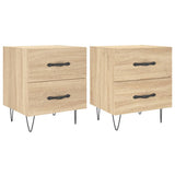 Bedside Cabinets 2 pcs Sonoma Oak 40x35x47.5 cm Engineered Wood 827299