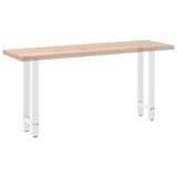 Console Table Legs White 2 pcs 38x cm Steel 4013297
